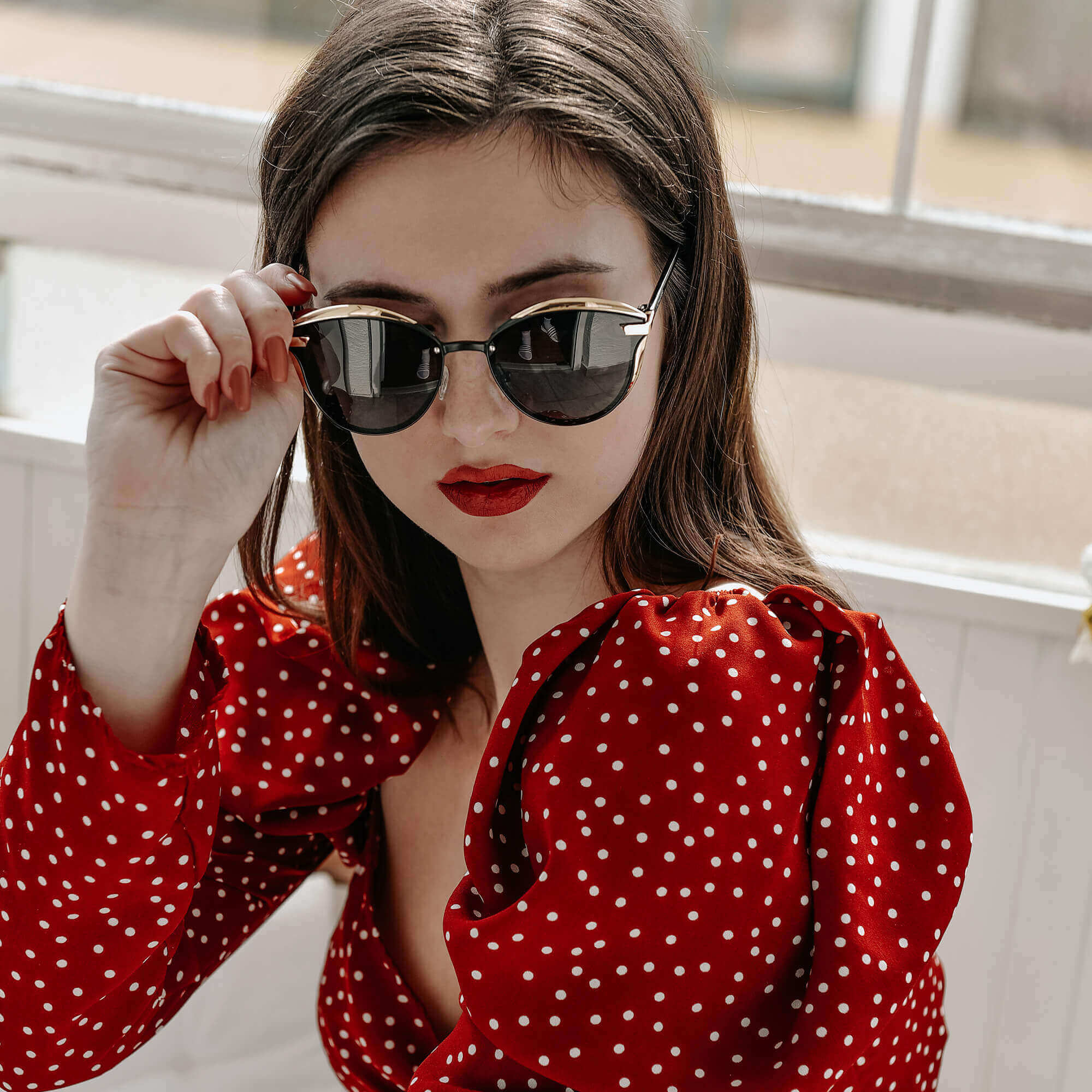 Okulary przeciwsłoneczne Golden Chic